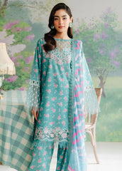 Afrozeh Embroidered Lawn 3 Piece Unstitched