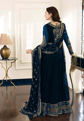 Asim Jofa Embroidered Chiffon 3 Piece Unstitched