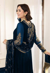 Asim Jofa Embroidered Chiffon 3 Piece Unstitched