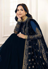 Asim Jofa Embroidered Chiffon 3 Piece Unstitched