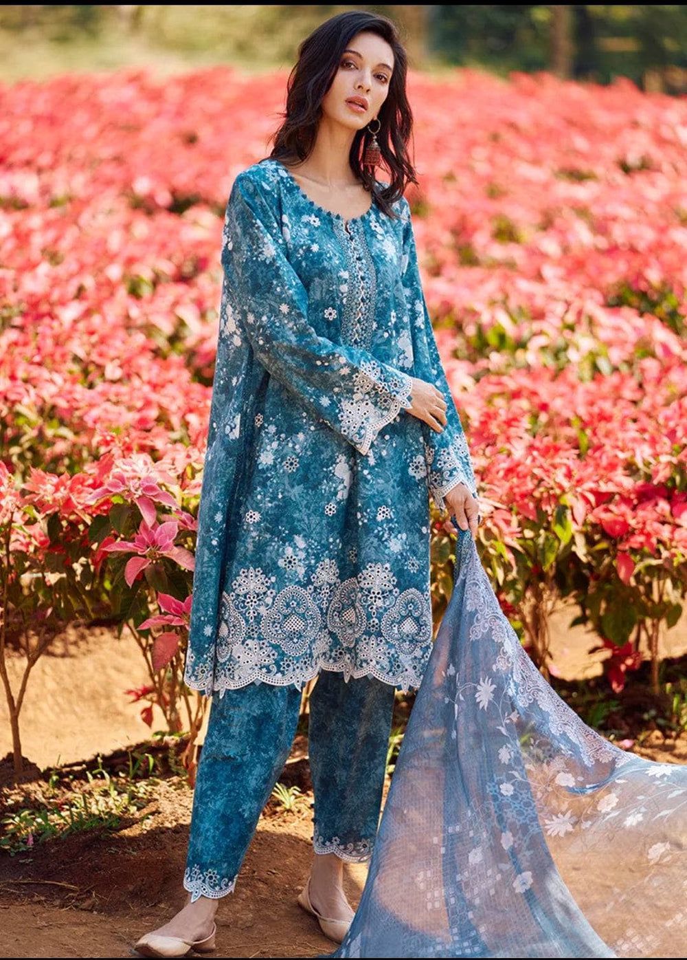 Image Print Kari Embroidered Cambric Lawn Collection 3 Piece Unstitched