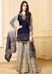 Nazakat Embroidered Chiffon 3 Piece Unstitched