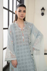 Maria B Luxury Cotton Lawn Embroidered 3 Piece Unstitched