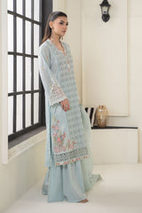 Maria B Luxury Cotton Lawn Embroidered 3 Piece Unstitched