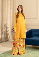 Lulusar Luxury Silk Dress Partywear Emblished Handwork & Digital Printed Suit 3 Piece Unstitched