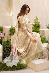 Iznik Luxury Lawn Embroidered Chicken Kari Dress 3 Piece Unstitched