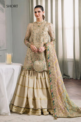 Baroque Luxury Khaadi Net Embroidered 3 Piece Unstitched