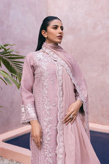 Azure Luxury Chiffon Embroidery 3 Piece Unstitched