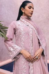 Azure Luxury Chiffon Embroidery 3 Piece Unstitched