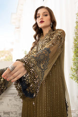 Maria B Luxury Chiffon Embroidery 3 Piece Unstitched