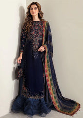 Jazmin Luxury Velvet Dress Wear By Maryam Parvez Embroidered 3 Piece Unstitched - Makhmal Royal Velvet Collection