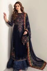 Jazmin Luxury Velvet Dress Wear By Maryam Parvez Embroidered 3 Piece Unstitched - Makhmal Royal Velvet Collection