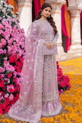 Kanwal Malik Embroidery Organza Bridal Wear Dress 3 Piece Unstitched
