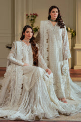 Baroque Luxury Organza Embroidered 3 Piece Unstitched
