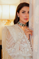 Baroque Luxury Organza Embroidered 3 Piece Unstitched