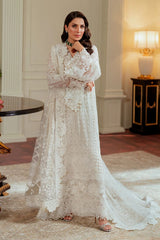 Baroque Luxury Organza Embroidered 3 Piece Unstitched