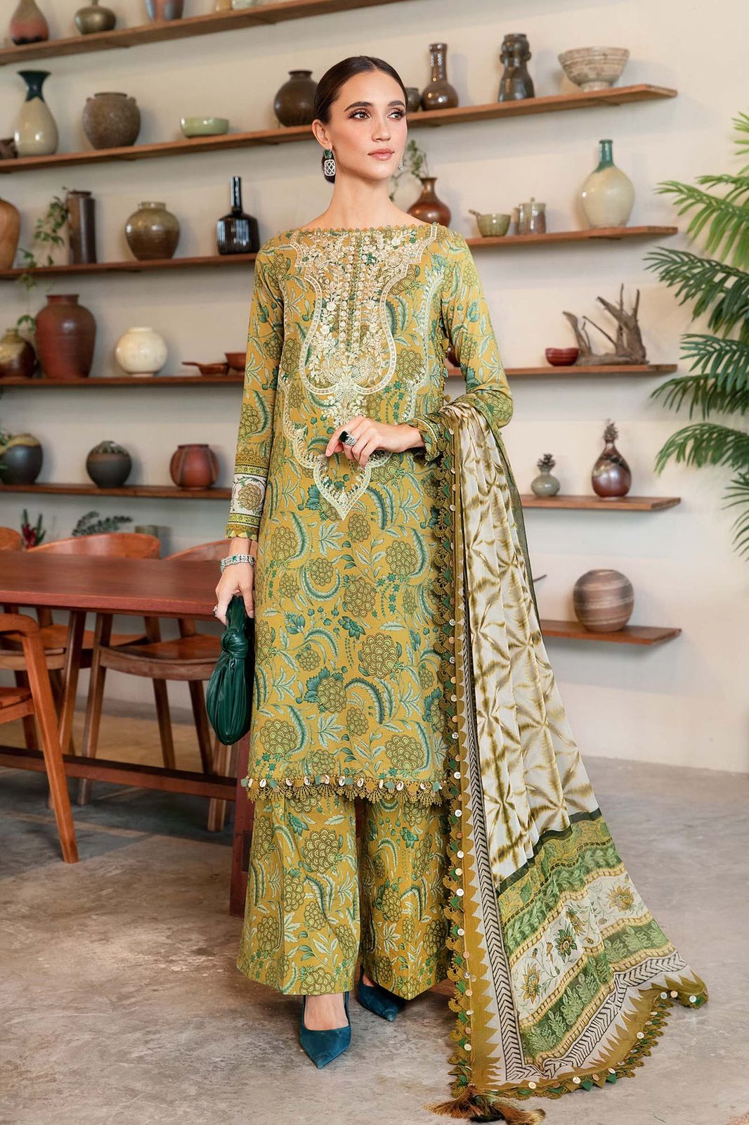 Mariaa.B Lawn Collection Embroidered 3 piece Unstitched