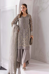 Maria B Luxury Chiffon Collection Embroidery 3 Piece Unstitched