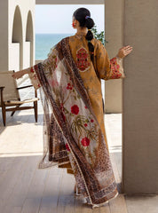 Zainab Chottani Luxury Lawn Embroidered 3 Piece Unstitched