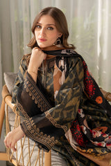 Baroque Printed Embroidered Lawn 3 Piece Unstitched