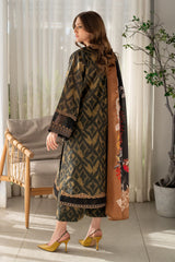 Baroque Printed Embroidered Lawn 3 Piece Unstitched