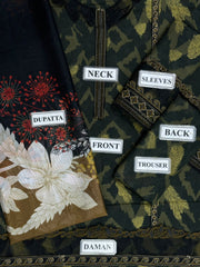Baroque Printed Embroidered Lawn 3 Piece Unstitched