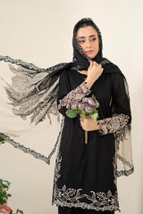 Maria B Luxury Chiffon Collection Embroidery 3 Piece Unstitched