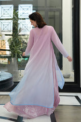 Lulusar Chiffon Tie-Dye Formal Collection  3 piece Unstitched