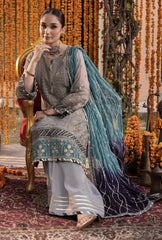 Adan Libas Rang-E-Mehfil Chiffon Festive Collection Embroidered 3 piece Unstitched / Stitched