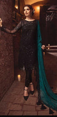 Serene Premium Chiffon Embroidered 3 Piece Unstitched