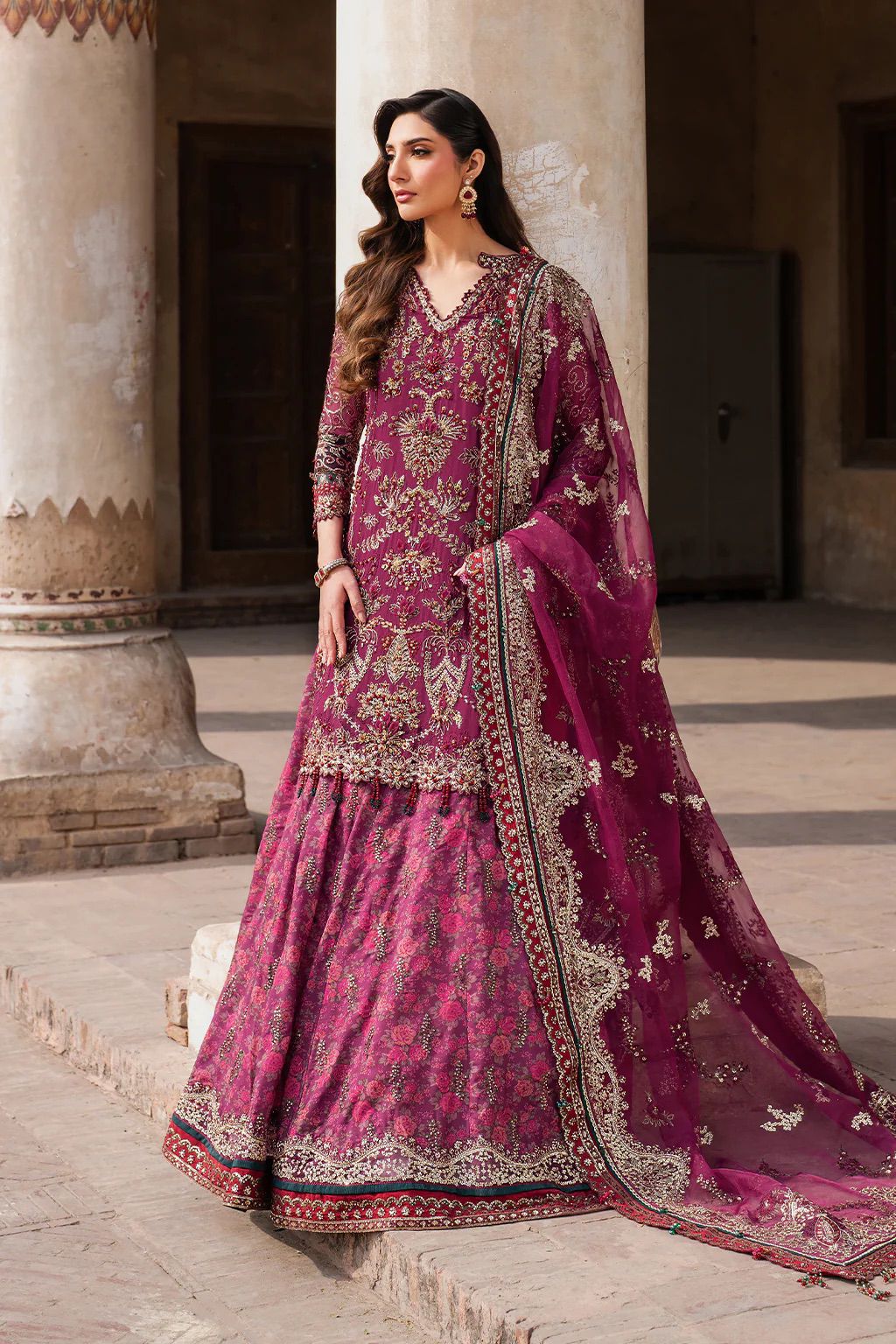 Iznik Chiffon Formal Collection Embroidered 3piece Unstitched