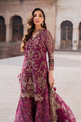 Iznik Chiffon Formal Collection Embroidered 3piece Unstitched