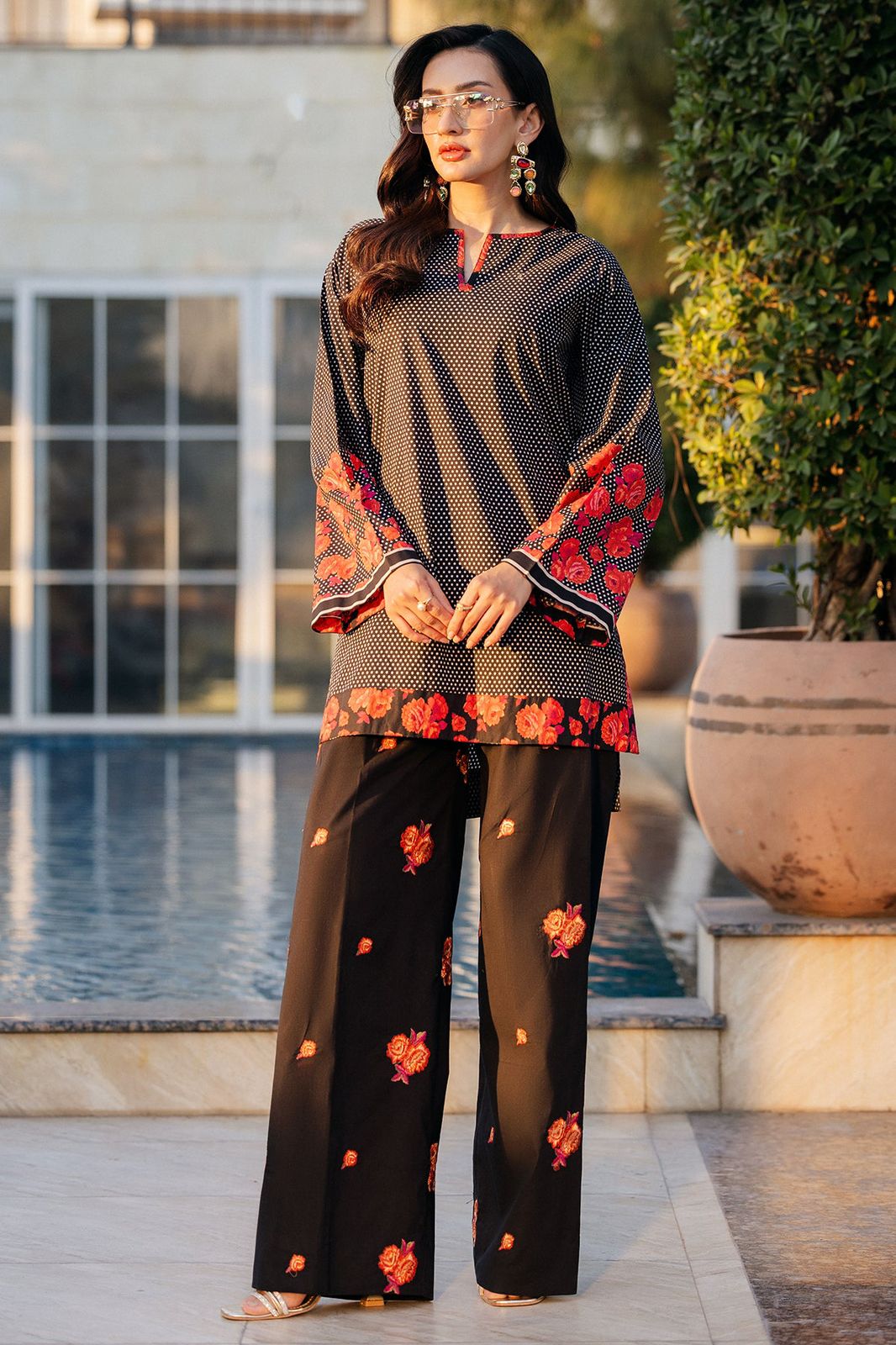 Charizma Multi Floral Luxury Swiss Lawn 2 piece Unstitched