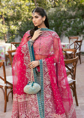 Chaandni by Gulaal Embroidered Net Shanaya Wedding Collection 3 Piece Unstitched