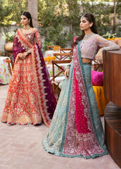 Chaandni by Gulaal Embroidered Net Shanaya Wedding Collection 3 Piece Unstitched