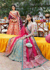 Chaandni by Gulaal Embroidered Net Shanaya Wedding Collection 3 Piece Unstitched