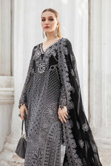 Maria B Embroidered Chiffon Formal Collection 3 Piece Unstitched