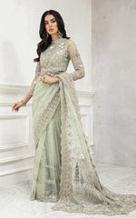 Maria B Embroidered Luxury Net Saree unstitched