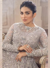 Lilac Bridal Gown Bridal Collection 3 Piece Unstitched