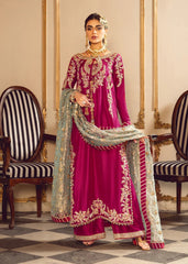 Sara Rohale Asghar Pink Formal Collection Raw Silk 3 Piece Unstitched