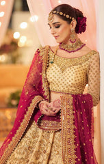 Maya Ali Blush Embellished Net Collection 3 piece Unstitched