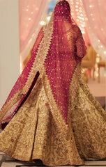 Maya Ali Blush Embellished Net Collection 3 piece Unstitched