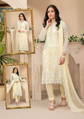 Azure luxury Chiffon Embroidered 3 Piece Unstitched