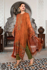 Maria B Embroidered Chiffon Collection 3 Piece Unstitched