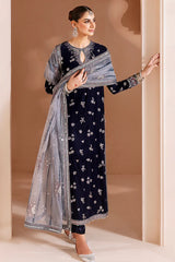 Jazmin Embroidered Chandni Velvet Collection 3 piece Unstitched