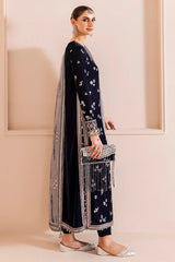 Jazmin Embroidered Chandni Velvet Collection 3 piece Unstitched