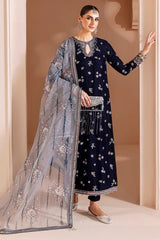 Jazmin Embroidered Chandni Velvet Collection 3 piece Unstitched