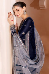 Jazmin Embroidered Chandni Velvet Collection 3 piece Unstitched