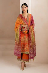 Baroque Embroidered Chiffon Collection 3 Piece Unstitched