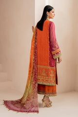 Baroque Embroidered Chiffon Collection 3 Piece Unstitched